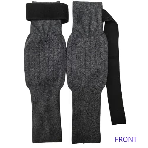 Anti-Slip Knee Warmers for Woman, Knee Warmers for Arthritic Knees, Leg Warmers for Men,Winter warm knee braces for walking,Knee Warmers for Man，Knee Sleeves for Women Knee Pain(X-Large)2