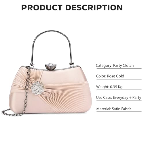 Image of Lavie Signature Women's Bangor Handle Framed Clutch | Ladies Purse | Gift For Women