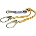 Werner C441200 6-Foot DeCoil Stretch Twinleg Lanyard (Dcell Shock Pack, Elastic Web, Snap Hook, Rebar Hook), 1per Pack