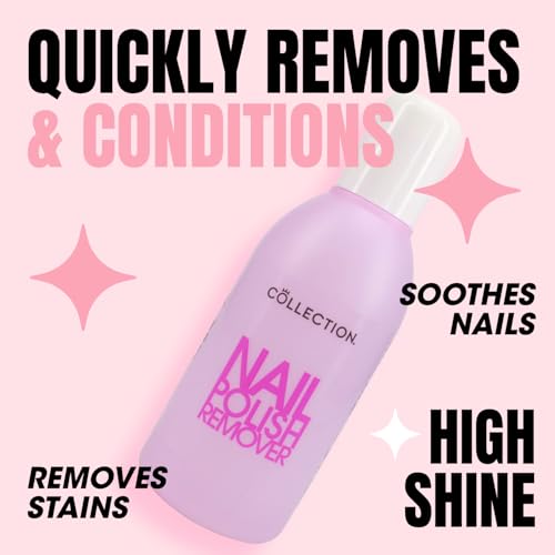 Collection Cosmetics 3-in-1 Nail Polish Remover, Cleans and Conditions Nails & Cuticles, Removes All Traces of Nail Varnish, Contains Acetone, 150ml - Image 4