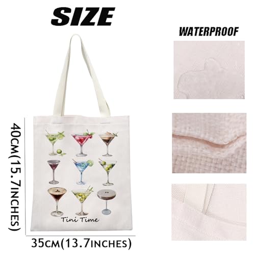 Bolso Tote Espresso Martini MEIKIUP para amantes de cócteles miniatura 4
