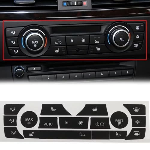 Accessoires stickers boutons climatisation BMW E90 E92 finition précise