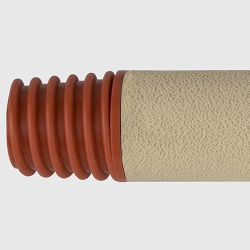 La Briantina Profi Stiel für Besen, Länge 130 cm, rutschfeste Oberfläche, aus plastifiziertem Metall