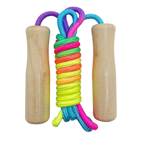 Vibronova Springseil Kinder 240cm Verstellbare Seilspringen...