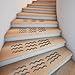 momgyaamz Stufenmatten Selbstklebend, Treppenteppich Selbstklebend für Treppen, Bäder, Küchen und Saunen, Treppenstufen Antirutsch 72 Stück, Antirutsch Treppe 18 * 1.3 cm, Treppen Rutschschutz Grau