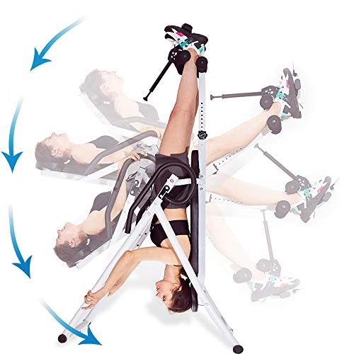 HAIPHAIK Heavy Duty Inversion Tabl - Adjustable Inversion Therapy Table,Back Stretcher Machine for Pain Relief Therapy