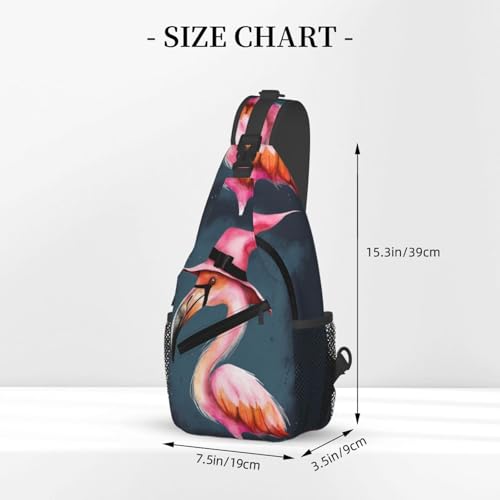 Bolso cruzado deportivo estilo sling negro miniatura 3
