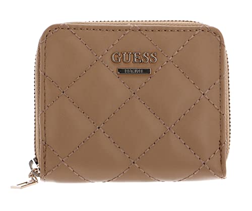 Guess Cessily Small Zip Around Wallet, Beige #TOP2
