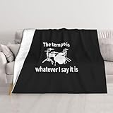 Tempo is Whatever I Say Super Soft Ultra-Fine Wool Blanket Sofa Living Room Linen Blanket Bedding Sofa Cover Blanket Soft Bed Blanket