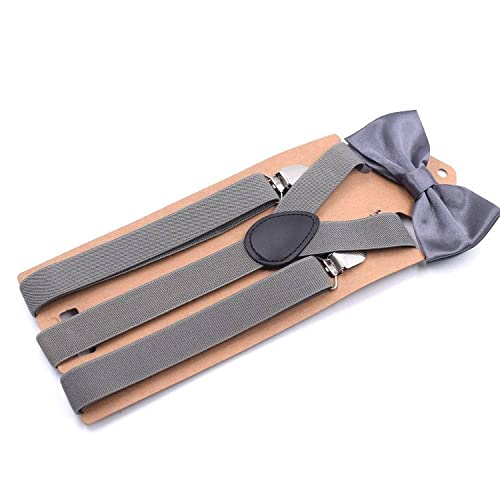 Tirantes ajustables que no dañan la ropa con corbata a juego para evitar pantalones caídos