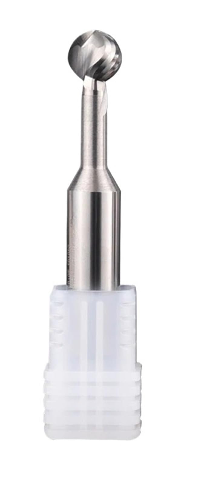 Fresa de en forma T con punta piruleta, fresa carburo sólido, CNC 3D for acero y aluminio carpintería(R8xC25xD16x75L-3F)