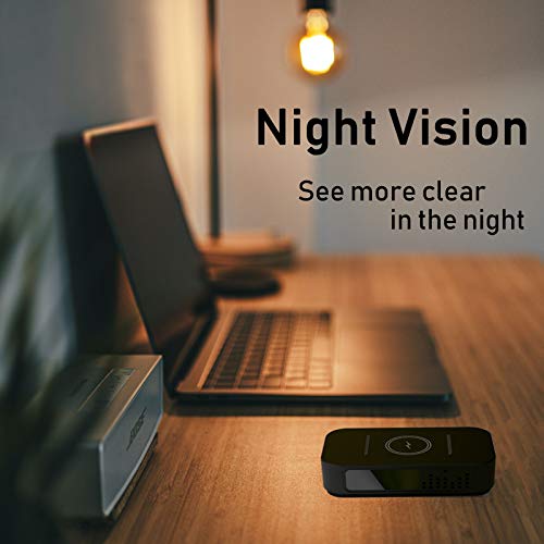 Wifi Hidden Spy Camera, 1080P Spy Nanny Cam With Wireless Fast Charger, Motion Detection Recording & Hd Night Vision, Remotely Access And Monitoring For Home/Indoor Security #TOP5