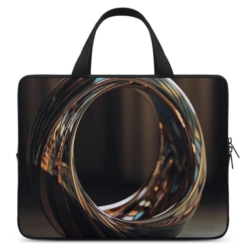 Sac à bandoulière pour ordinateur en métal chic et robuste pour le bureau
