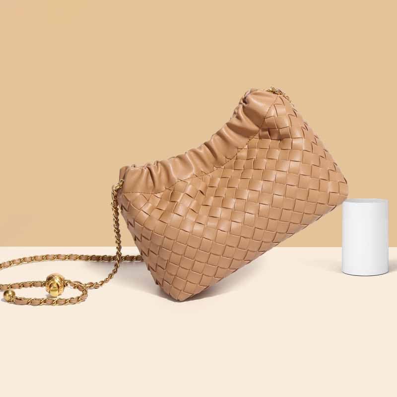 2025 Women PU Leather Shoulder Bag, Cloud Bag, Crossbody Bag with Adjustable Strap and Zipped Pocket, Fashion Accessories (Black)3