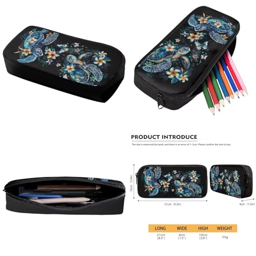 Turtle Preschool Backpack for Girls with Lunch Box Cute Bookbag School Bag Set for Kids Floral Kindergarten Backpack Children Book Bag 15.7 inch Travel Daypack Back Pack4