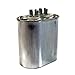 Produktbild Midwest Herzen Motor Run Kondensator Single MFD Dual Spannung 370/440 Volt, Oval, silber, 20 MFD