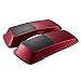 Produktbild Advanblack ember red sunglo 6 x 9 zoll satteltaschen lautsprecher lids gepasst für harley touring city Straße gleiten flh flhx festsatteltaschen 1993-2013