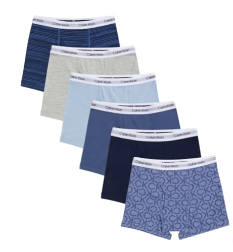 Calvin Klein Boys Boxer Briefs, 6 pack, Assorted Colors
