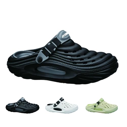 Breathable Slip-On Sandals for Men, Mens Non-Slip Waterproof Thick-Soled Beach Shoes, Summer Casual on Shoes Quick-Dry Slippers
