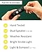 Vantamo Personal Alarm for Self Defense with Low Battery Notice, Strobe Light & Extra Loud 130 dB Double Speakers Safety Keychain Set for Women, Rechargeable Panic Button for Womens Self Defense