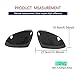 Golf 8 Rear Carbon Fiber Side Mirror Covers Fits for Volkswagen Golf 8R/GTI/R-Line 2020UP Replacement Style Rear View Mirror Caps 2PCS(With Side Assit) (Carbon Fiber)