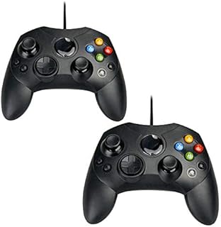 QUMOX 2X Wired Gamepad Controller for Xbox Classic,not Compatible with Xbox360 and Xbox one
