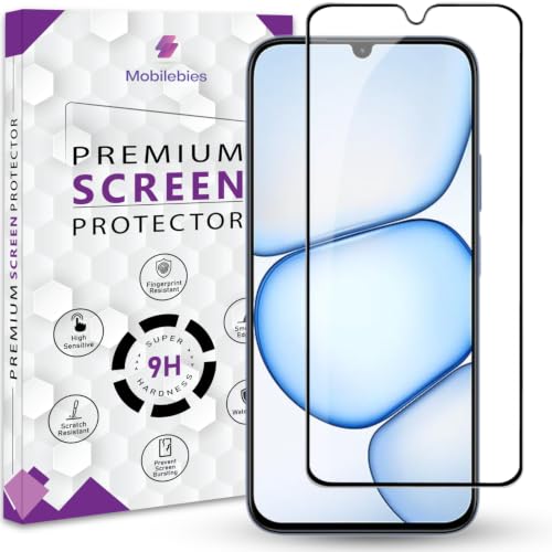 Image of Premium Tempered Glass Screen Protector Guard For Realme C100x 4G (6.8 Inch, Pack of 1) | Edge to Edge Coverage With Easy to installation kit