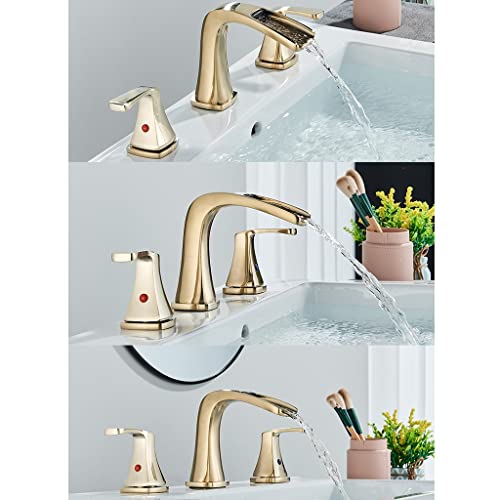 Mitigeur cascade à double commande thermique avec finition or brossé et noir mat