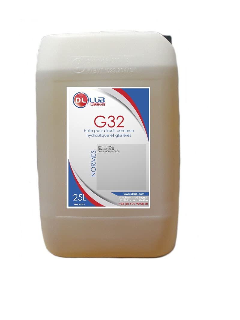 DLLUB - HUILE multifonctionnelle grade 32 pour machines outils - 25 litres