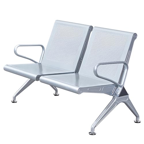 SGKOMN Hospital waiting room chair,Reception Guest Chair with Armrest Office Airport Bank Hospital Waiting Room Seating, One Color-XL