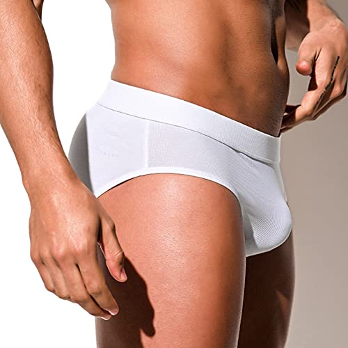 Trajes de baño para hombres Bykming bañador slip negro bikini sexy XL 2