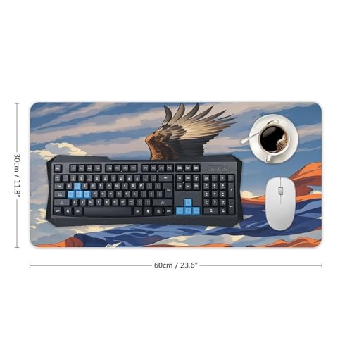 FekiLoot Pad Mouse grande 30x60 cm de goma impermeable miniatura 2