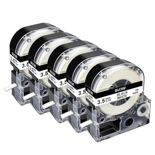 Ruban thermorétractable SU3Y pour marquage durable anti-décollement compatible LW 300