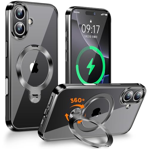 y360°]EcΉzFONKCASE iPhone 16 p P[X MagsafeΉ JRg[{^yCDOEX^h́zpx\ Xgbvz[ty{̂̐FEbLop[zACtH16 p Jo[ ϏՌ 