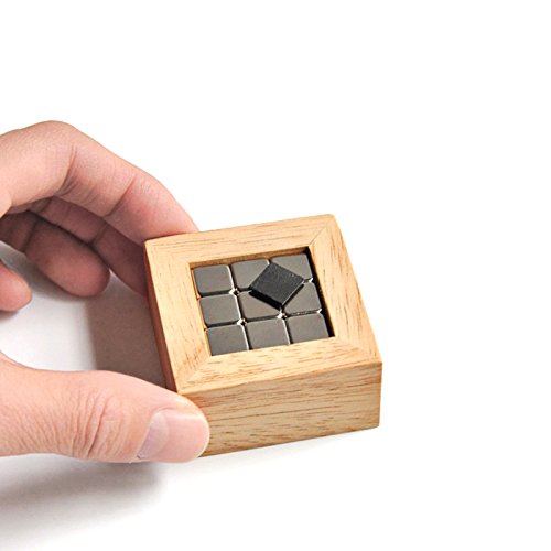 sevenmore Magnetic Levitation WoodBox Set Pyrolytic Graphite Magnetic Levitation WoodBox Set Diamagnetic Science for Kids Educational Toys