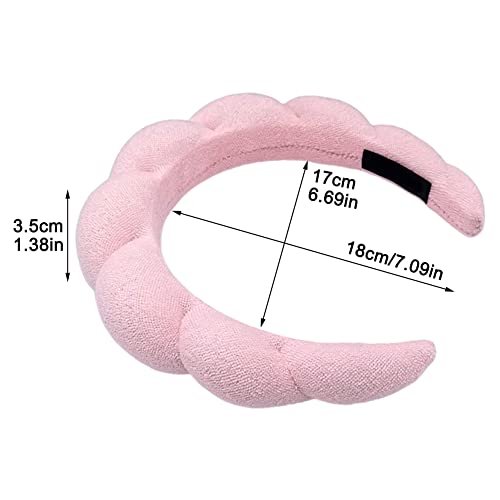 2pcs Headbands For Women's Hair,Makeup Headband,Skincare Headband Velvet Material Cute for Women Sponge Face Washing,Makeup - Image 3