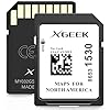 XGEEK 2025 Updated Version Navigation SD Card Map Update, Accessories 8653 1530 Compatible with GM Chevrolet, Cadillac, and Buick. Includes Maps for The USA, Canada, and Mexico