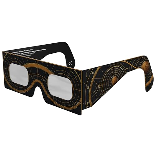 Gafas Eclipse Solar Homologadas ISO 12312-2 CE EPI | Lentes para Eclipse Solar | Fabricante Europeo Reconocido AAS | Eclipse Total España 2026 | Astral | Pack de 1