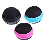 Éponge à récurer en microfibre - matériau doux : chaque boule de nettoyage de téléphone est faite de silicone et de tissu en microfibre, conçu pour nettoyer les surfaces délicates sans laisser de traces de doigts, protégeant la surface des rayures, lavable et réutilisable