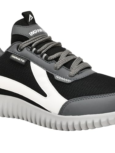 Image of Impakto Driftwave Men Running Shoes | Lightweight & Breathable Shoes for Gym, Training & Travel Cushioned Insole for Comfort | Wide Toe | Slip Resistance oustole for Ground Traction