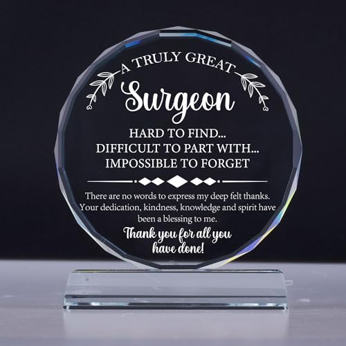 Crystal Surgeon Plaque