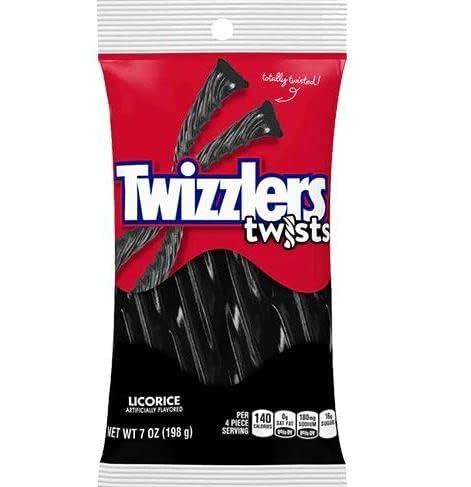 Twizzlers Black Licorice Twists 5 Oz. Bag thumb #1