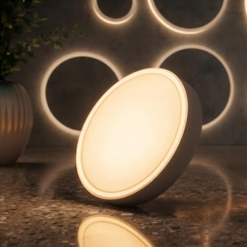 Image of Instapower Polycarbonate Surface Ceiling Light Ultra Slim Round LED Downlight 2-Year Warranty (Warm White-10W)