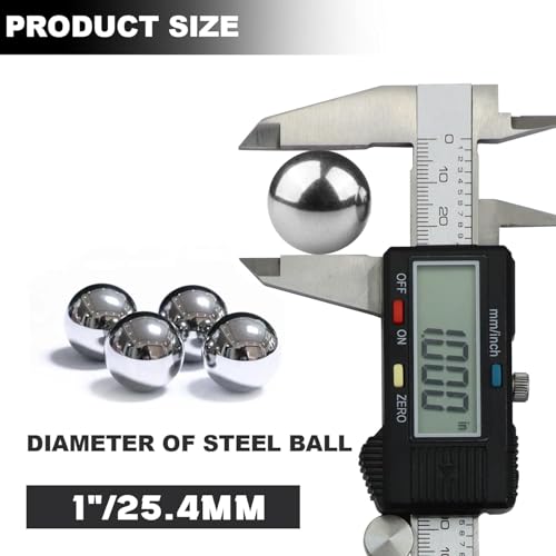 Image of 10pcs 1 inch Chrome Steel Bearing Balls 25.4mm Steel Ball Precision Bearings