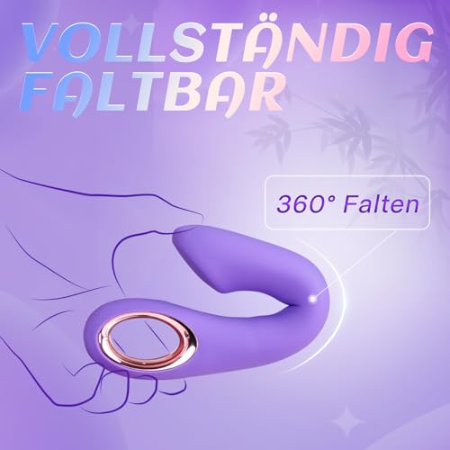 Gobeken Vibration für frauen Vibrator Dildo mit 10 Vibrationsmodi, Sex Spielzeug für die Frau Paare Männer, Vibratorensets für Frauen 30-Grad Winkeldesign, Sexspielzeug für Männer solo Sex toys Lila