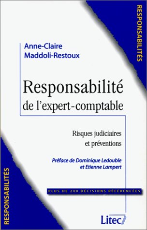 Télécharger Responsabilité de l'expert-comptable (ancienne édition) Francais PDF