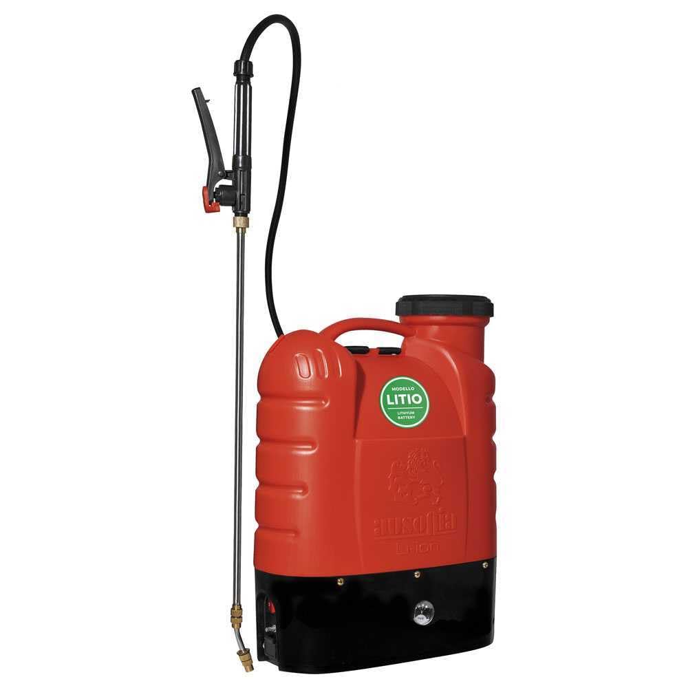 BERARDI | Pompa elettrica irroratrice a spalla 16LT | spalleggiata a batteria a zaino |16 LT | Max 5 bar