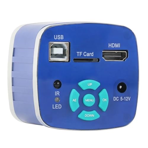 顕微鏡キット 48MP 4K HDMI USB デジタルビデオ単眼三眼顕微鏡カメラ 連続ズーム はんだ付け 携帯電話修理用 顕微鏡レンズアダプター