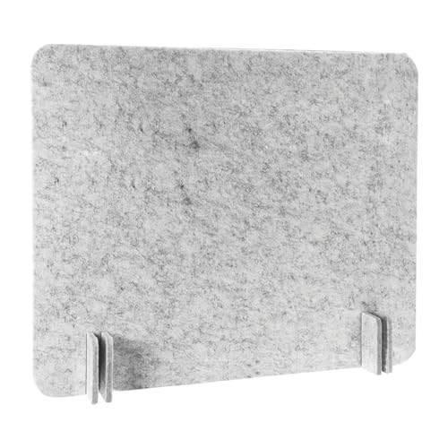 Silberne Sichtschutz-Trennwand, einfache Installation, Geräuschreduzierungslösung für Mitarbeiter im Wohnheim, 60 cm x 60 cm, stilvolles graues Design, verbessert Fokus und Komfort.