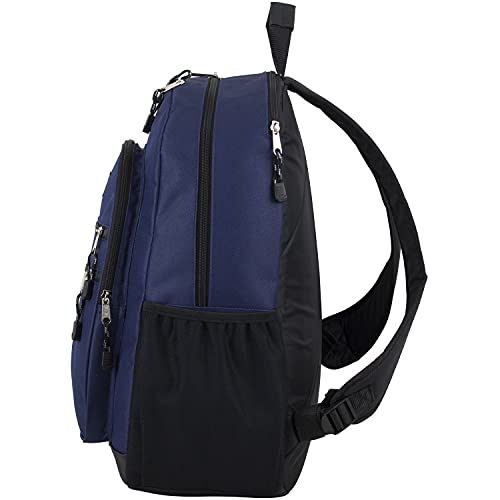 FUEL Force Capacitor Travel Weekender Carry On Backpack Bag for Work, College, Commute, Navy Blue3